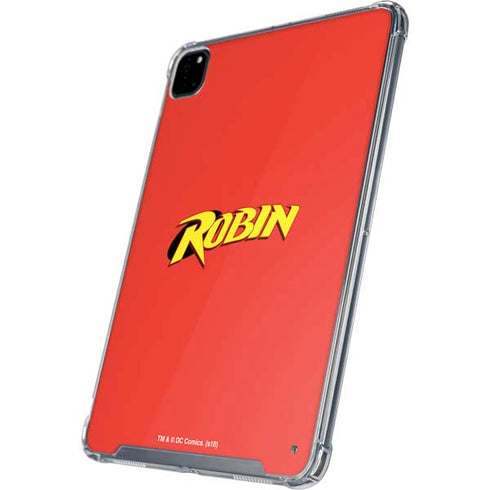 DC Comics Robin Official Logo iPad Pro 12.9in (2020) Clear Case